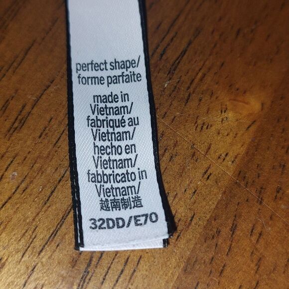 Victoria's Secret navy perfect shape push up bra Sz 32DD - Picture 5 of 5